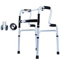 Multifunction Walking Aids with Sitting Board and Wheels Armrest -Walker for Elderly, Seniors, Handicap, Disabled,Max 180 kg(400 lbs)