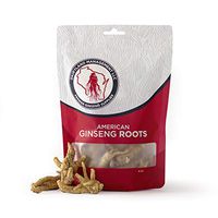 Authentic American Ginseng Whole Root 西洋参 (Non-GMO, Gluten Free Herb, Wisconsin Root) (4 oz)