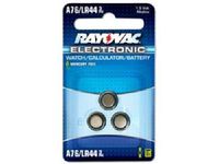 3 x A76 / LR44 Rayovac Alkaline Button Batteries (1 x 3 Pack)