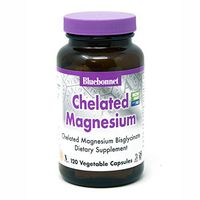 Bluebonnet Nutrition Albion Chelated Magnesium Vegetable Capsule, 200mg, Magnesium Oxide, Stress Relief, Vegan, Non GMO, Gluten Free, Soy Free, Milk Free, Kosher, 120 Vegetable Capsule, 2 Month Supply