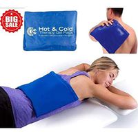 Hot Water Bottle, Preciashopping Large Cold Hot Therapy Pad Reusable Gel Ice Pack Pain Relief Back Compress