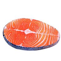 Meidexian888 3D Pillow,3D Funny Digital Print Comfort for Home Decoration Salmon Removable Pillow