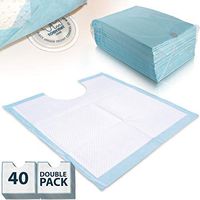 New Improved ToidyMat Disposables - The Toilet Mat RE-Invented - Double Pack of 40 (Incontinence Pads)
