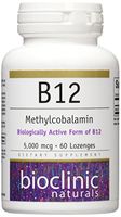 Bioclinic Naturals B12 Methylcobalamin Vitamins, 60 Count