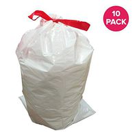 Think Crucial 10PK Durable Garbage Bags Fit Simplehuman® Size D, 20L / 5.2 Gallon