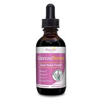 Balanced Femme Natural PMS and Menopause Support for Hot Flashes with Black Cohosh - All-Natural Liquid for 2X Absorption