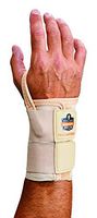 Ergodyne ProFlex 4010 Double-Strap Left Wrist Support, Tan, X-Large