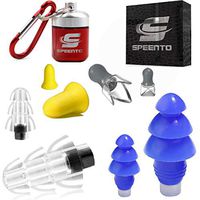 4 Pair Ear Plugs for Noise Reduction and Ear Protection - High Fidelity Reusable Earplugs for Music, Shooting, Swimming and Working – Sleeping Ear Plugs Noise Cancelling Snoring Foam Earplugs