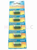 Hillflower 10 Piece 4LR44 PX28A A544 476A K28A L1325 Card 0% Hg 6V Long Duration Alkaline New Light Prime Battery