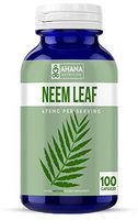 Ahana Nutrition Neem – Neem Leaf Capsules to Support Healthy Skin and Immune System (475mg – 100 Capsules)