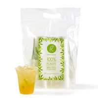 Repurpose 100% Compostable Plant Based Clear Cold Cup | 12 Ounce Party Cups | 300 Cups