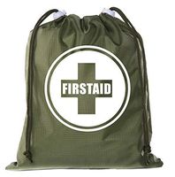 Drawstring Bags for Mini First Aid Kit, Emergency Medical Bag for Medicine - Moss CA2655FirstAid S1