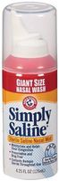 Simply Saline Giant Size Adult Nasal Wash Mist, 4.25 Ounce (Pack of 24)