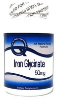 Iron Glycinate 50mg 200 Capsules ^GLS