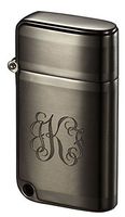 Personalized Ranger Brushed Gunmetal Torch Flame Lighter Free Monogram