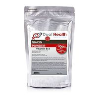 8 oz Niacin Nicotinic Acid Powder (227g) Vitamin B3 Lower Cholesterol Heart Health Pharmaceutical Micronized USP & FCC Food Grade by Dual Health