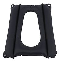 NACHEN Anti Decubitus Trapezoidal Inflatable Toilet Cushion for Elderly Square Thicken Toilet Seat Cushions,Black