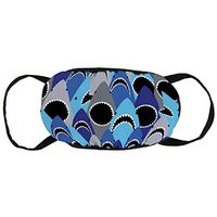 Anti-Allergens Dust Face Covers, Earloop Half Face Cover for Women Men, Travel Hiking Face and Nose Cover with Adjustable Elastic Strap - Cute Shark