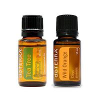 Authentic doTERRA 2 in 1 Essential Oils Starter Set ( doTERRA Melaleuca Tea Tree 15ml + doTERRA Wild Orange 15ml ) + FREE Expedited Shipping
