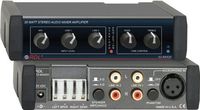RDL EZ-MXA20 20 Watt Stereo Audio Mixer Amplifier with EQ