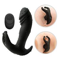 Rechargeable Vibrating Stimulator Plug 7 Stimulation Patterns, Male Postate Massager for Man Wireless Remote Control