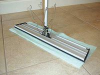 Dust Mop Frame, Clip On, 4" Frame D