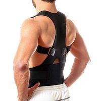 Dunamis Posture Corrector Brace: Lumbar Support Belt for Back Pain Relief | Breathable Adjustable Upper Back Support Brace for Men & Women| Back Posture Corrector for Spine Alignment - X-Small