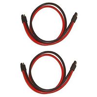 LOT 0F 2 Workman TP-10 CB Radio Polarized Quick Disconnect 2 pin 24" 10 Gauge