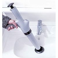 HWMY Toilet Dredger,Pressure Bathtub Wash Basin Dredging,Poke Closestool Kitchen Sewer, High-Pressure Household Pipe