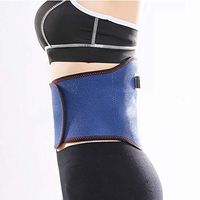 MHGLOVES Electric Heating Waist Belt Wrap, Far-Infrared Physical Therapy Heated Waist Belt,Lower Back Heat Belts & Lumbar Therapy Heating Pads for Pain Relief(M),M