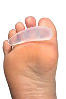 Silipos 10435 Toe Crest -  Shock Absorbent Silicone Buttress Pad with Reinforced Toe Loop. Foot Care Insoles (Pack of 3)