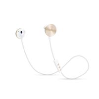 i.am+ Buttons Wireless Bluetooth Headset for Smartphones -Gold White