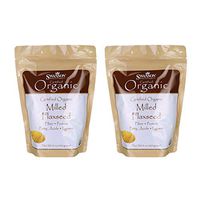 Swanson Certified Organic Milled Flaxseed 15 Ounce (425 g) Pwdr (2 Pack)