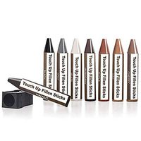 Tamquer Repair Kit Wax Sticks Markers Set of 17 Repair Stains Scratches for Furniture for Stains, Scratches, Floors, Tables, Desks, Carpenters, Bedposts, Touch-Ups, Cover-Ups, Molding Repair