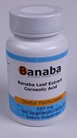 Banaba Leaf Extract Corosolic Acid 250 Mg, 60 Capsules - Endorsed by Dr. Ray Sahelian, M.D