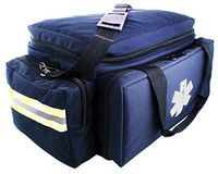 Trauma Bag, 10-1/2x12x20 in., Navy