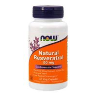 Natural Resveratrol, 60 Vcaps by Now Foods (Pack of 3)