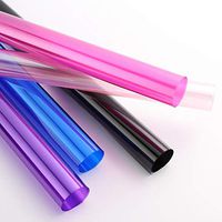NUOBESTY 20pcs Cellophane Colorful Wrap Roll Waterproof Cellophane for Wrapping Arts Party Supplies Craft Gift Bouquet,60x60cm 7 Colors