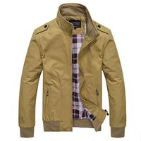 Men's Long Sleeve Zipper Jacket,Clearance!! Males Pockets Coat Plus Size Slim Fit Solid Baseball Outwear
