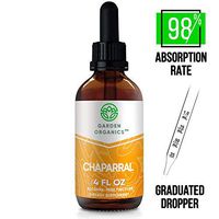 Garden Organics - Chaparral Alcohol-Free Extract, Organic Chaparral (Larrea tridentata) Dried Leaf and Flower (2 Fl Oz)