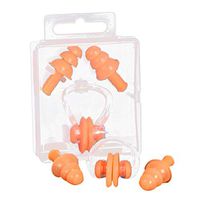 Yuanhaourty Waterproof Silicone Swimming Earplug Nose Clip Set Protector for Diving Surf Pool Accessories