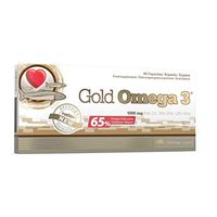 Olimp Gold Omega 3 - Omega Vision - Omega 3 Fatty Acids 1000mg - Fish Oil Omega 3 Gold Fish Oil - Easy to Swallow Omega 3 Essential Fatty Acids - Omega Gold Capsules - Omega Fatty Acid - 60 Capsules