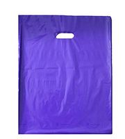 40pcs Durable Merchandise bags 12X15 Die Cut Handle-Glossy finish-Anti-Strech for Retail store, Birthday Party favors, Handouts and more by Best Choice (Purple 40)