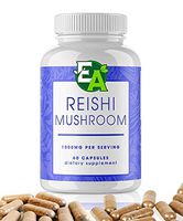 Reishi Mushroom Capsules - Powder Dietary Supplements That Support a Healthy Heart, Energy and Stress Response - 1000mg (60 Capsules)