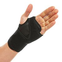 FITTOO Adjustable Double Straps Wrist Brace Support Hand Palm Protector for Sprains Arthritis Tendinitis Left