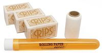 Bundle - 4 Items - RIPS Hemp Regular (Single Wide) Rolling Papers Rolls 3 Pack with RPD KewlTube