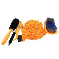 YouCY 6pcs Mountain Bike Clean Brush Kit Bicycle Cleaning Tools for Bike Chain Crank Tire Sprocket Cycling Corner Stain Dirt Clean