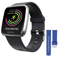 ZKCREATION Smart Watch Heart Rate Monitoring Fitness Tracker with Sleep Monitoring Blood Pressure Stopwatch Pedometer Sport Watch for Men & Women Compatible with Android and iPhone