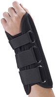Bilt-Rite Mastex Health 8 Inch Premium Spica Left Wrist Brace, Black, Large