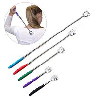 Hometu Back Scratcher Extendable Telescopic Bear Claw Back Itching Scalp Scratchers Massage Tool 5PCS